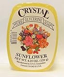 Crystal Glycerine Soap Bars Sunflower (24 bars)