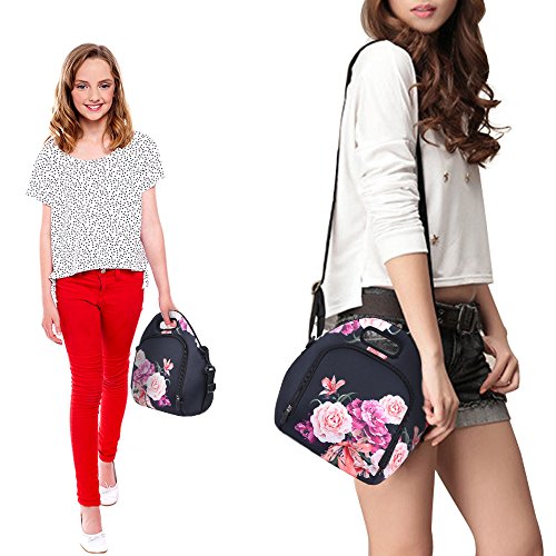 image for Neoprene Lunch Bag, Anyshock Insulated Lunch Tote Bento Box Organizer 