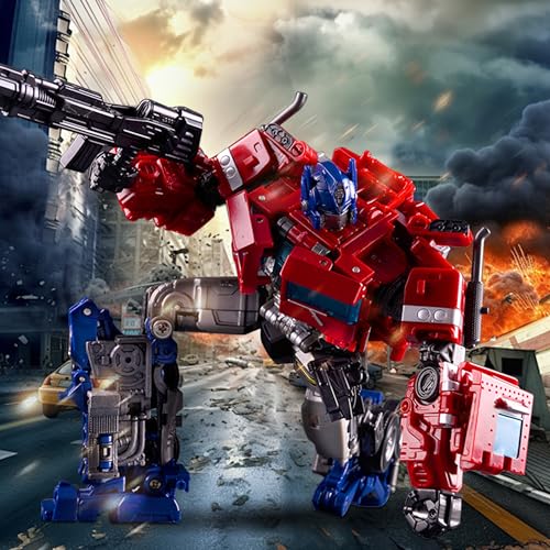 SK MISS Transformable Toys Figurine, Grande Taille Car Robot Transforming Jouets Figurine, Cadeaux pour Les Enfants de Plus 7+ Ans