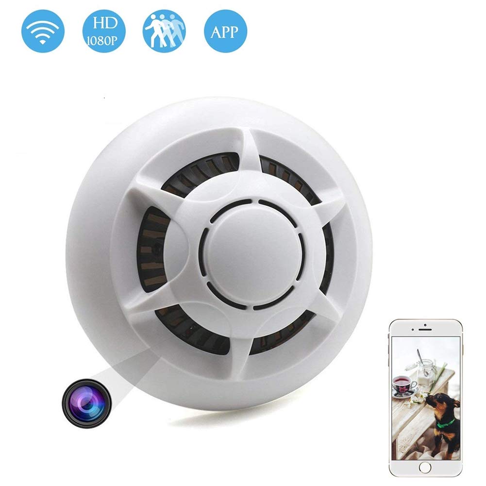 YMXLJJ Wi-Fi 1080P HD Detector de Humo cámara Infrarrojos ...