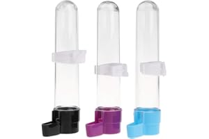 Rooyar Bird Water Dispenser Automatic Feeder Hanging Food Container for Parrot Parakeet Cage Accessories