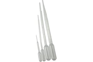 Honbay 100PCS 4 Size(3ml,1ml,0.5ml,0.2ml) Graduated Pipettes Dropper Polyethylene