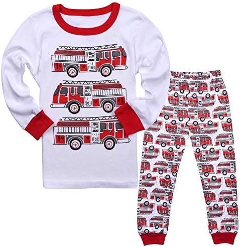 Qtake Fashion 1-12 Years Christmas Boys Pajamas Children Clothes Set 100% Cotton Little Kids Pjs Sleepwear