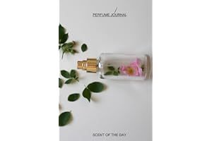 Perfume Journal: Perfume testing logbook, rate your perfume performance, longevity, sillage, notes. An excellent gift idea fo