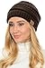 Yourstyle USA Trendy Warm Chunky Soft Stretch Cable Knit Slouchy Beanie (One Size, Brown)