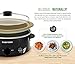 Chefman XL 7 Qt. Slow Cooker, All-Natural, Glaze & Chemical-Free Pot, Stovetop or Oven Cooking, Dishwasher Safe Crock; Naturally Nonstick & Paleo-Friendly, Low-Lead Stoneware, Bonus Recipes Included