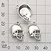 Youdiyla 60PCS Football Theme Charms Collection - Mixed Antique Silver Rugby Player Helmet Metal Alloy Pendants for Jewelry Making DIY Findings (M131)