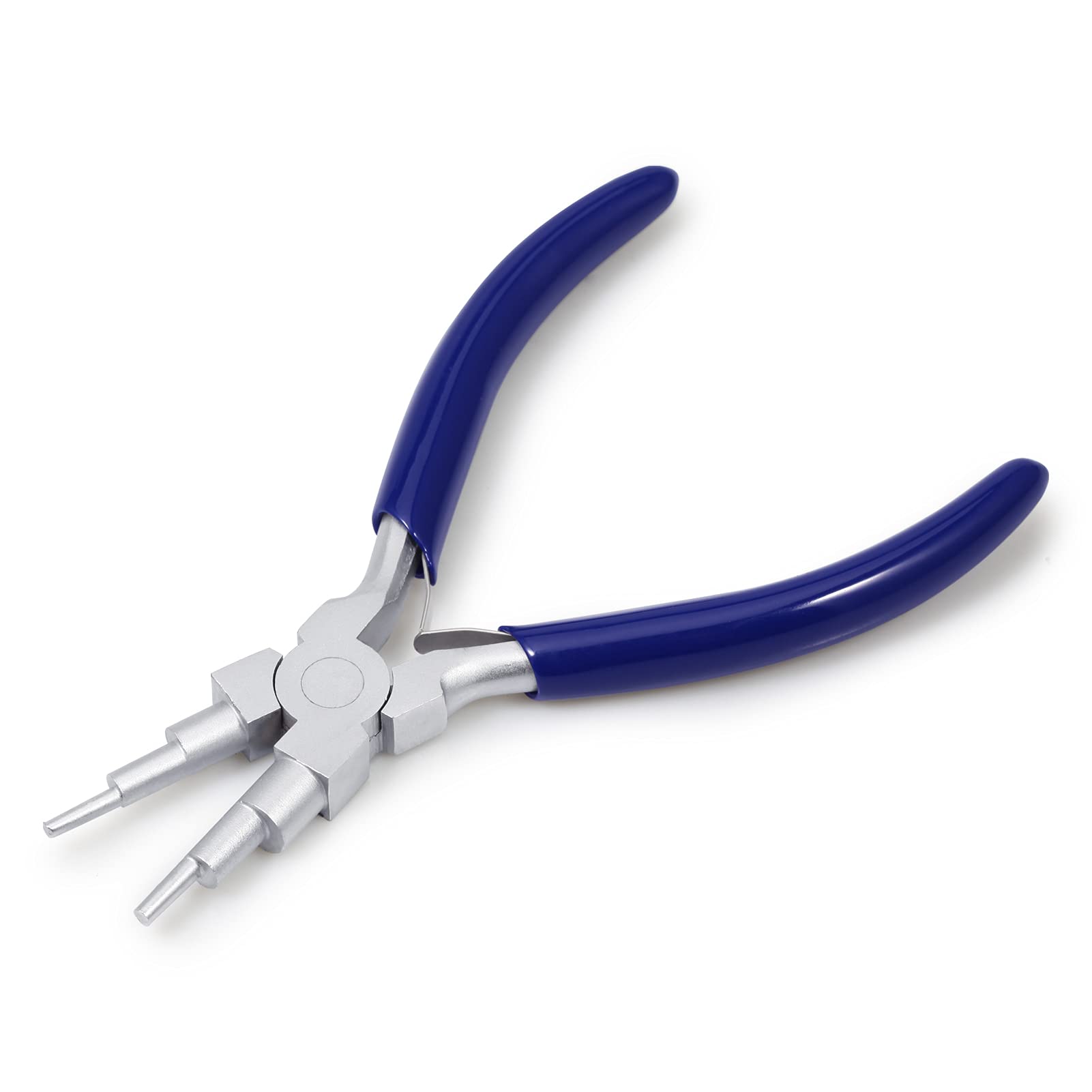 LEONTOOL 6-in-1 Bail Making Pliers, 6 Step 3-9mm, 5.5-Inch Wire Looping Forming Pliers, Wire Looper for Bending Loops and Rings