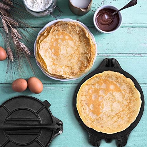 8 Inch Cast Iron Tortilla Press, Heavy Duty Cast Iron Tortilla Press