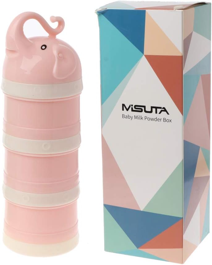 Doseurs Yanhonin Boite Doseuse De Lait Empilable Doseur De Lait Bebe 3 Compartiments Pp Bebe Puericulture