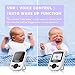 Campark Video Baby Monitor with Camera Infant Optics Digital Cam with Infrared Night Vision 2.4