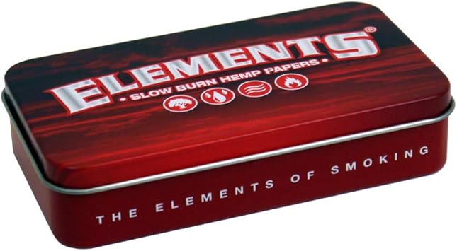Elements Metal - Lata para tabaco: Amazon.es: Salud y cuidado personal