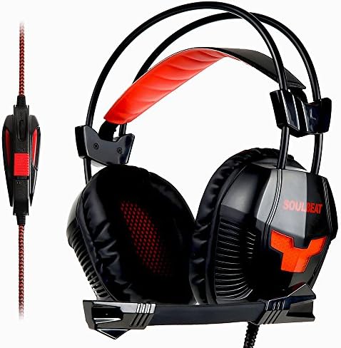 Soulbeat PS4 Gaming Headset LB-901 Headphones with Noise Cancelling Microphone for Xbox PC Laptop