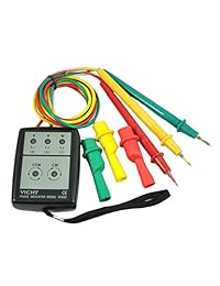 tekpower LED Digital Indicador de Fase Rotación, 20   400 Hz, ssp8030