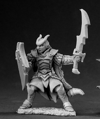 Vaeloth Hellborn Paladin Dark Heaven Legends Miniature by Reaper Miniatures by Reaper Minatures
