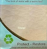 Fitted Round Sculptured Vinyl Table Cloth Cover fits 36