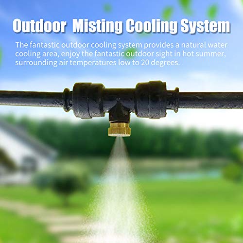 BYBAG Misting Cooling System Water Misters for DIY A Cooling Outdoor