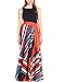 Roiii Vintage Women Summer Boho Floral Long Casual Party Plus Size Maxi Dress