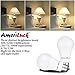 JEWUNO AmeriLuck 3-Way LED Light Bulb A19, Multi Wattage 50-75-100W Equivalent, Low-Medium-High Setting, Omni-Directional, 2 Pack, Warm White 3000K