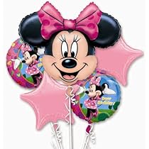 Minnie Mouse Party Supplies Balloon Bouquet
