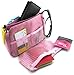 Periea Handbag Organizer, Insert, Liner 9 Pockets - Pink - Tegan