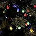 Whonline 2Pack 50LED Globe String Lights - 16.4ft Waterproof Ball String Lights 8 Mode for Bedroom, Garden, Christmas Tree, Wedding, Party Decoration