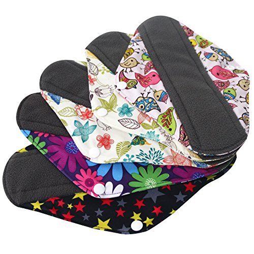 Wegreeco Bamboo Reusable Sanitary Pads Cloth Sanitary Pads Bladder