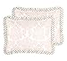Sweet Jojo Designs Blush Pink White Damask and Gold Polka Dot Amelia 3 Piece Girls Full/Queen Childrens Bedding Set