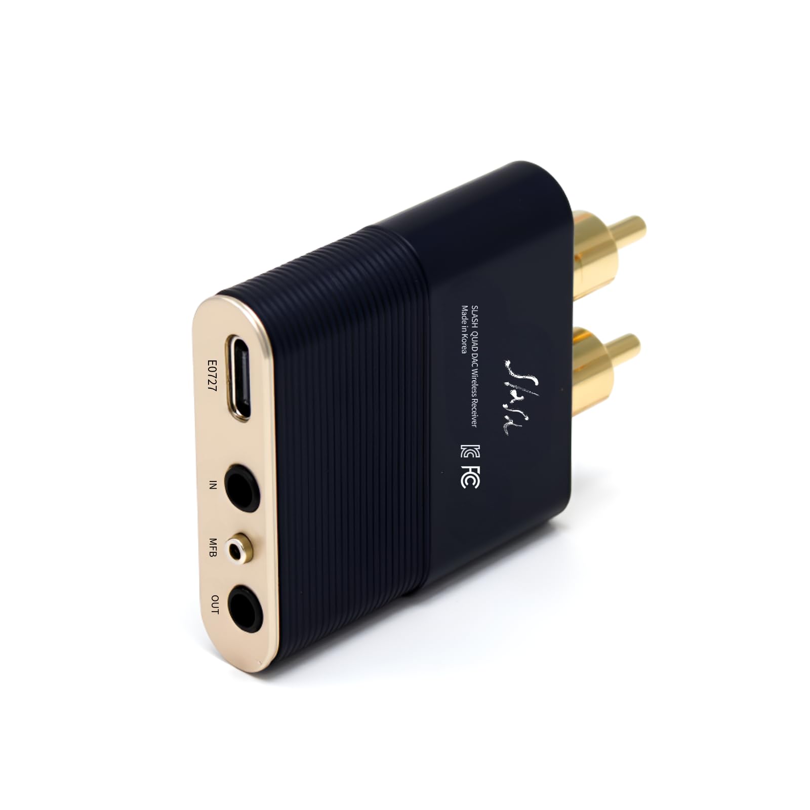 Slash6 LDAC Bluetooth DAC – aptX Adaptive/HD, USB & Optical in/Out, Hi-Res Audio, Headphone Amp, Compact Wireless Adapter for Home Stereo & Vintage Amps