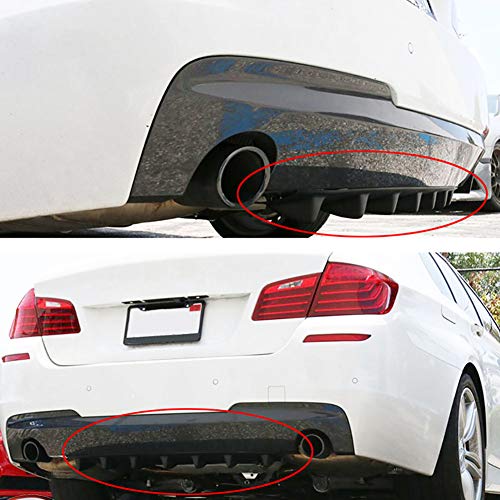 WYYINLI Universal ABS Car Rear Bumper Wing Lip Diffuser 3 Fin 5 Fin 7 Shark Fin Splitter Spoiler Trim Cover Fits Most Vehicles (5 Fin)