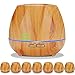 Miserwe Diffuser 500ML Essential Oil Diffuser with Adjustable Mist Mode and 4 Timer Setting Diffuser for Essential Oils Waterless Auto Shut-Off for Home Office Yoga Spa