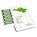 Travel Size Organic Aloe Vera Gel with 100% Pure Aloe from FRESHLY CUT Aloe Plant, not powder - NO XANTHAN, so it absorbs rapidly with No sticky residue