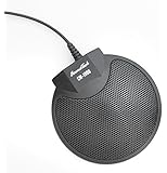 Sound Tech CM-1000 Table Top Conference Meeting Microphone with Omni-Directional Stereo 3.5mm Plug