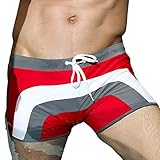 Zengvee Men's Swimwear Tie Rope Swim Shorts Swimming Trunks
