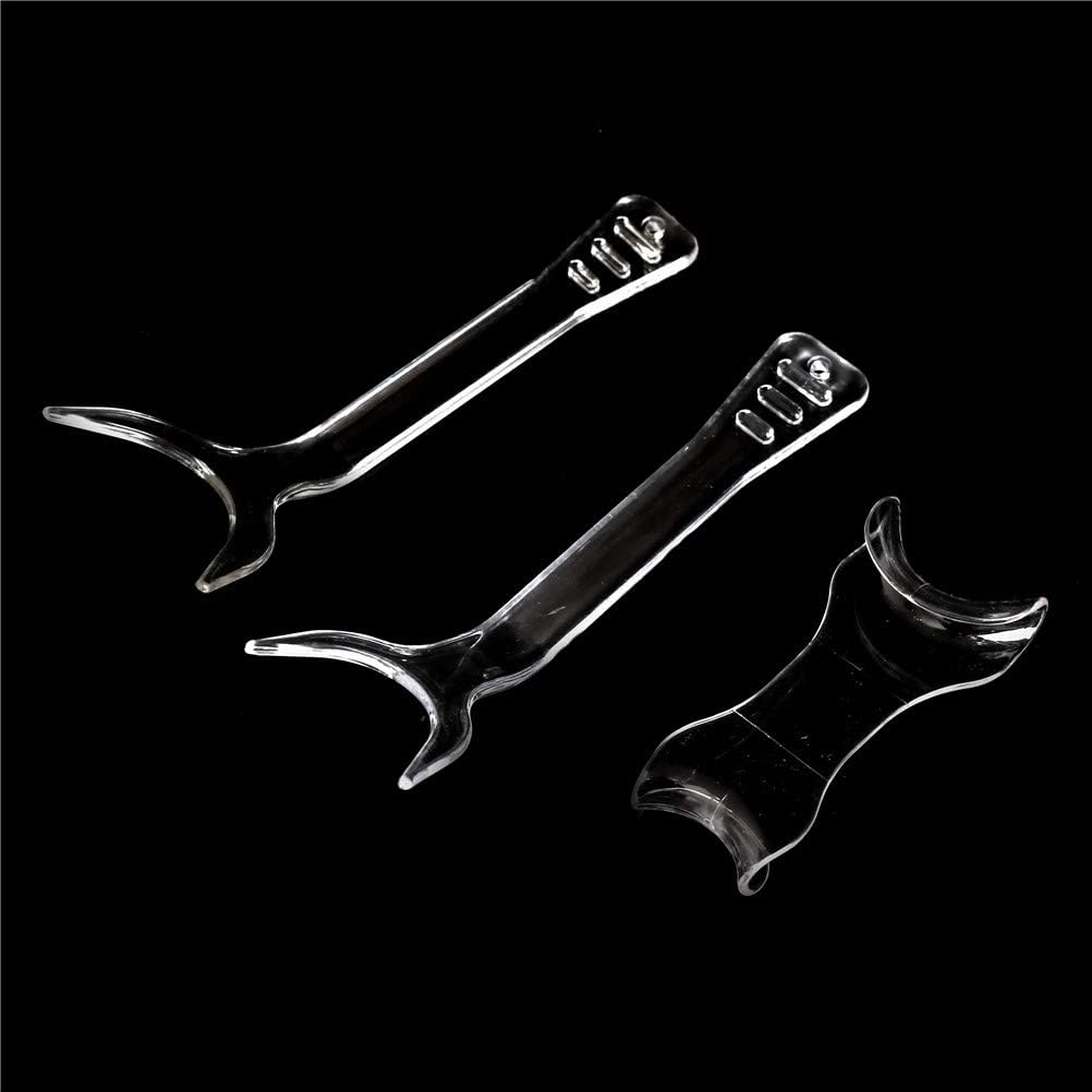 IUwnHceE Transparent Dental Single/Doubleheaded TShape Intraoral Cheek Lip Retractor Orthodontic Lip Cheek Retractor Mouth Openers Best Gift