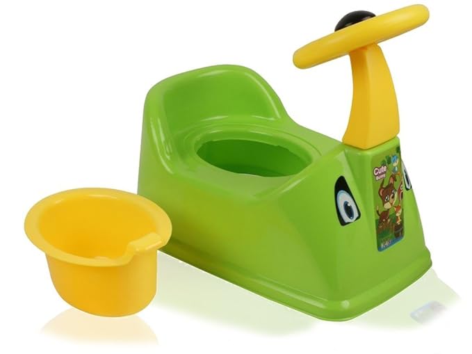 La Corsa Ferrari Car Designed Baby Potty Seat with Removable Bowl, Green