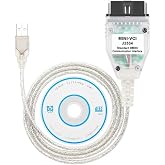 Mini for VCI J2534 Cable V18.00.008 Latest Version Fit for TIS Techstream | Work for Toyota, OBD2 Connector Scanner Adapter Programming Diagnostic Cable, Support Win XP WIN7 WIN10