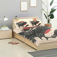 MONTOJ Hungry Dreadful Godzilla Bed Sheets Set Standard Bedspread Twin Size Cover Kids Duvet Cover Set 3-Piece Bedspread