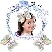Girls Hair Bows, Bows Hair, Shellvcase 6Pcs Boutique, Colorful, Size Medium