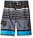 Kanu Surf Big Boys Viper Quick Dry Beach Swim Trunk, Viper Black, Large (14/16)