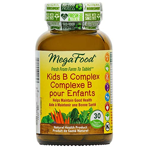MegaFood - Kids B Complex, Helps Maintain Good Health, 30 Count