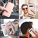 Harryshell Galaxy S10 Plus Wallet Case, Detachable PU Leather 11 Card Slots Mirror Zipper Wallet Flip Protective Case Cover Wrist Strap for Samsung Galaxy S10 Plus (Rose Gold)