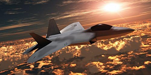 Jet Airplane Aviation Wall Art Decor Print Poster - (18X24 inch hi gloss Fighter Jet Military Aircraft Poster)