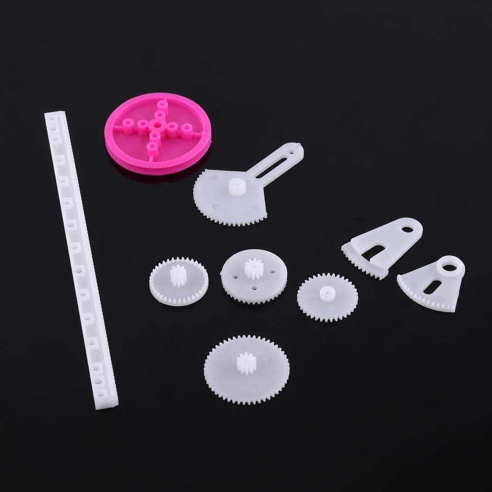 Fafeicy Plastic Gears Set Pulley Belt Worm Kits Crown Gear Set Robot Motor Toy DIY Parts for Model Amateur(The Essence of 85 Kinds of Gear Pack) - Image 4