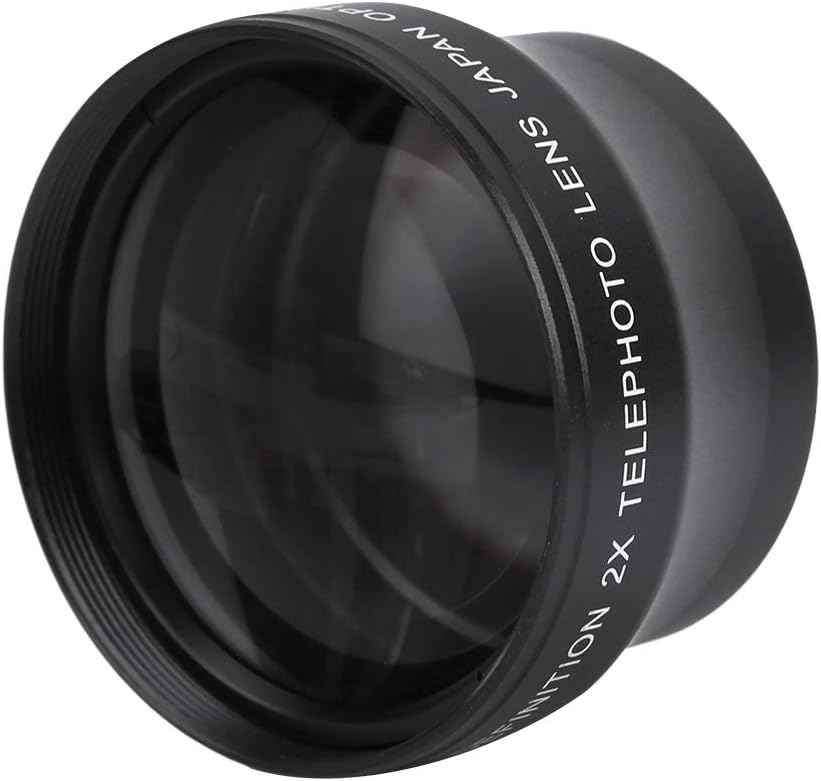 VBESTLIFE 37mm Telephoto Lens with Lens Case, 2X Conversion Lens