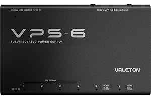 Valeton VPS-6 Fully Isolated Guitar Bass Effects Power Supply
