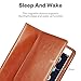 KAVAJ Leather iPad Air 2 Case Cover Berlin for Apple iPad Air 2 Cognac-Brown Genuine Cowhide Leather with Built-in Stand Auto Wake/Sleep Function. Slim Fit Smart Folio Covers iPad Air 2 Model