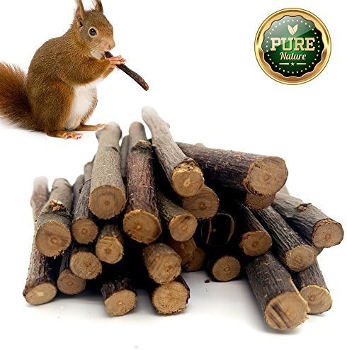 Apple Snack Sticks Pet Chew Toys Healthy Blocks Treats for Chinchilla & Degu Ferret Gerbil Guinea Pig Hamster Mouse & Rat Rabbit Squirrel