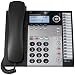 AT&T 1040 Corded Phone, Black/Silver, 2 Handset Bundle primary