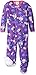Peas & Carrots Girls' Toddler Microfleece Footed Blanket Sleeper
